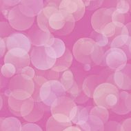 Pink paper with seamless translucent circle pattern