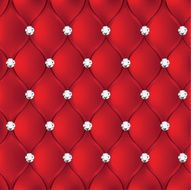 Red upholstery pattern N2