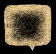 Blank Speech Bubble N16