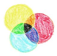 red yellow blue
