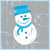 Snowman grunge style