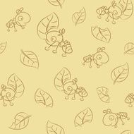 Seamless ant background