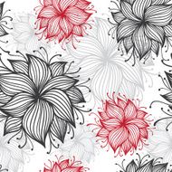 Stroke flower pattern N8