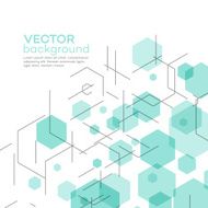 Abstract background with hexagons Vector illustration N5