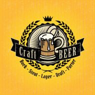 Retro Styled Beer Label N28