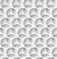 White paper seamless circle background