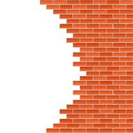 Broken brick wall N3