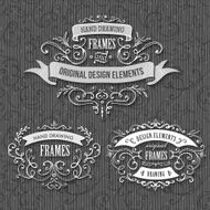 hand-sketched vintage frames N10