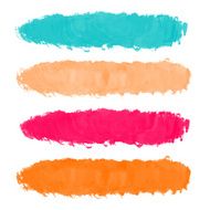 Watercolor brush strokes N12