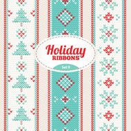 Set of holiday ribbons N8