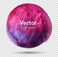Hand painted watercolor banner