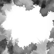 abstract black and white watercolor background