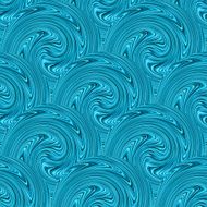 Seamless blue waves texture Vector