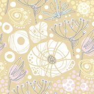 pattern with floral motifs N4