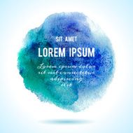 Designed abstract watercolor background design element N3