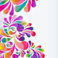 Abstract colorful arc-drop background N6