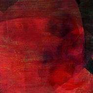 Red Painted Abstract