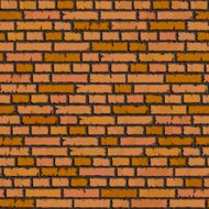 Seamless orange brick wall background