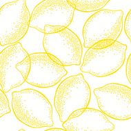 Seamless pattern with lemons N15
