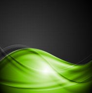 Bright green and black background