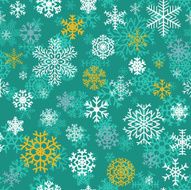 Christmas seamless pattern from snowflakes N36