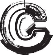 Grunge Font LETTER c N10