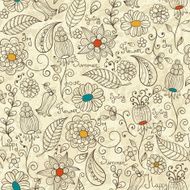 Vector seamless floral pattern N318