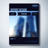 Modern Vector abstract brochure report or flyer design template N2