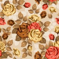 Rose seamless background N15