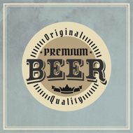 Retro Styled Beer Label N31