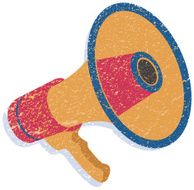 Abstract Megaphone