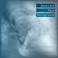 Blue tech background N7