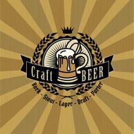 Retro Styled Beer Label N32