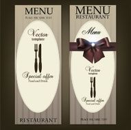 Restaurant Menu design Vector template