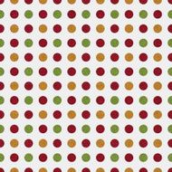 Seamless white paper with red green and gold glitter dots