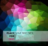 Abstract colorful geometric background N78