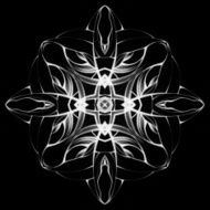 Mandala Decorative hand drawn lace pattern N42
