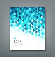 Cover report blue triangle geometric pattern N2
