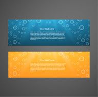Set of Colorful Horizontal Banners N3