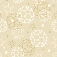 Molecules seamless pattern