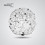 Circuit board planet eps 10 N9