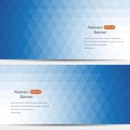 Abstract geo banners N7