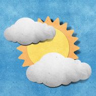 Weather grunge recycled papercraft stick N15