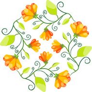 Flower pattern N153