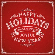 Holiday Decorations Card N4