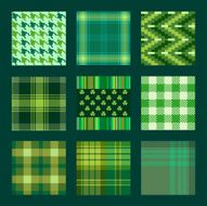 Green plaids and checks N2