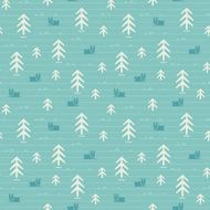 Seamless pattern of forest