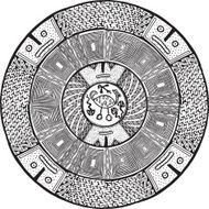 ancient pattern Vector illustration N131