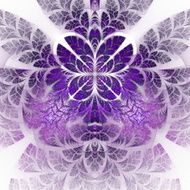 Fabulous fractal pattern in purple Collectiont - tree foliage