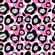 Abstract background Cow seamless pattern N2